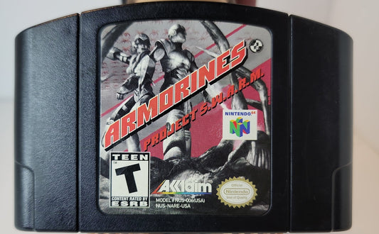 Nintendo 64- armorines project s.w.a.r.m
