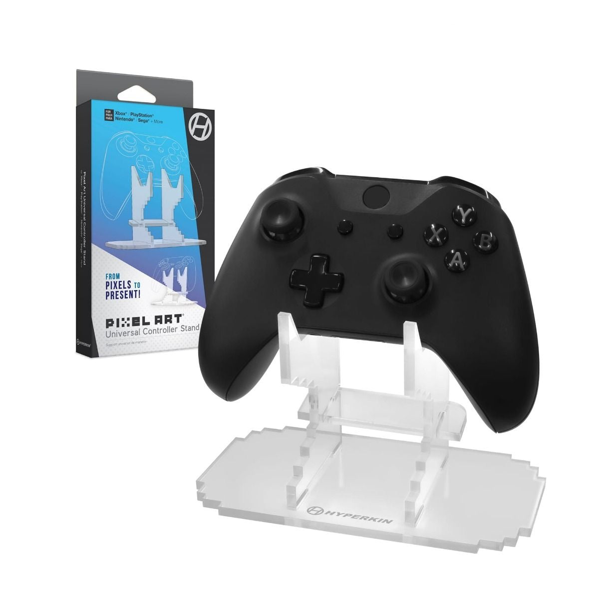 Pixel Art Universal Controller Stand (CLEAR)