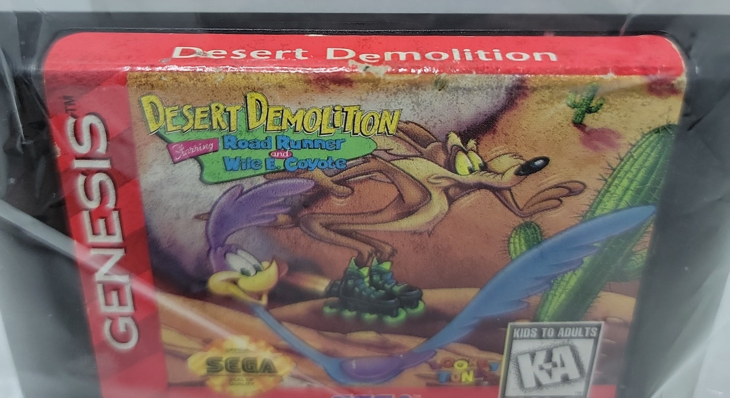 Desert demolition road runner and wile coyote