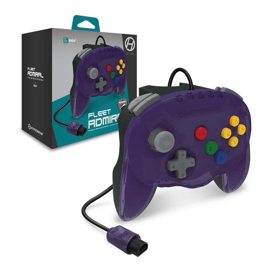 N64 Fleet Admiral" Premium Wired Controller (Violet Fleet)