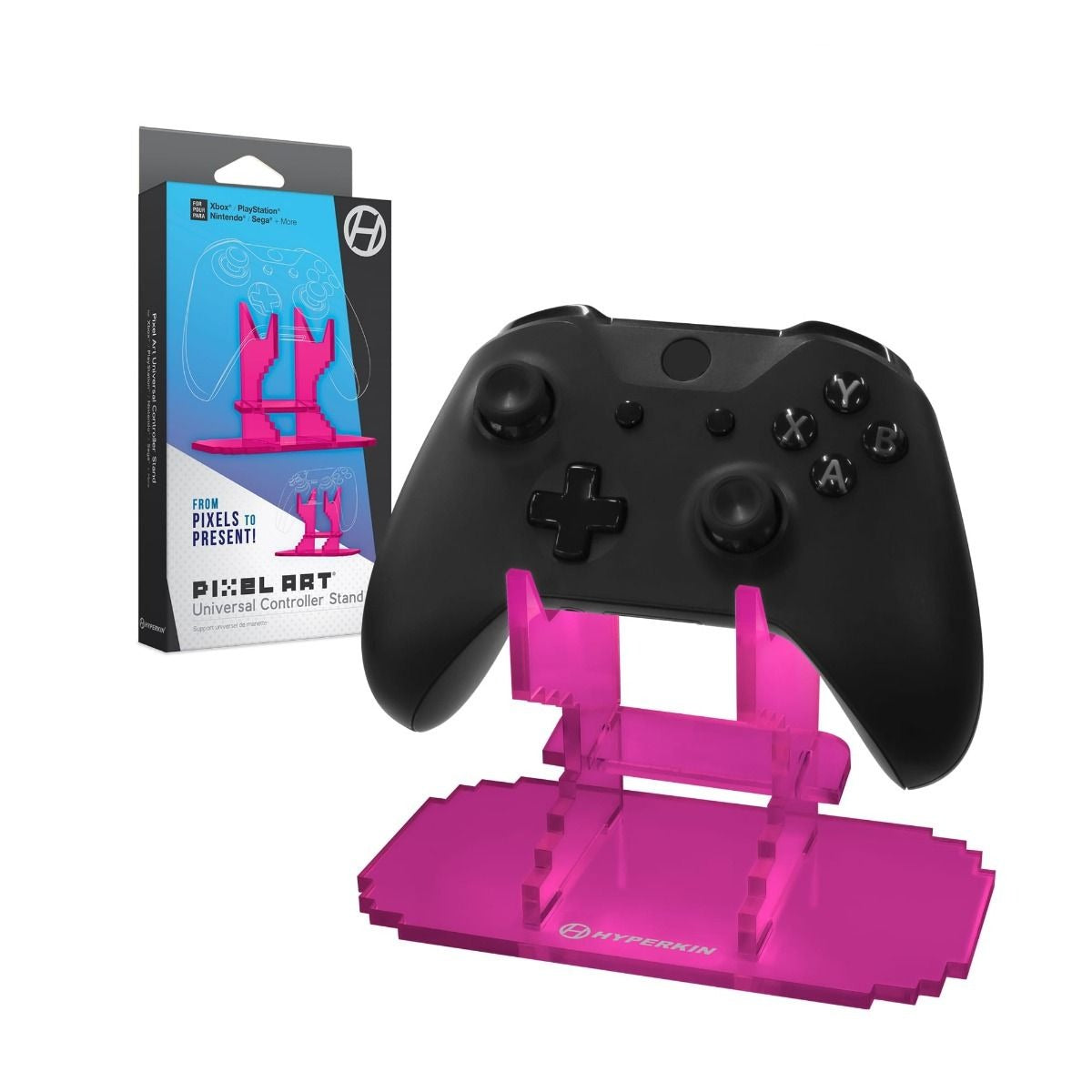 Pixel Art Universal Controller Stand  (PINK)